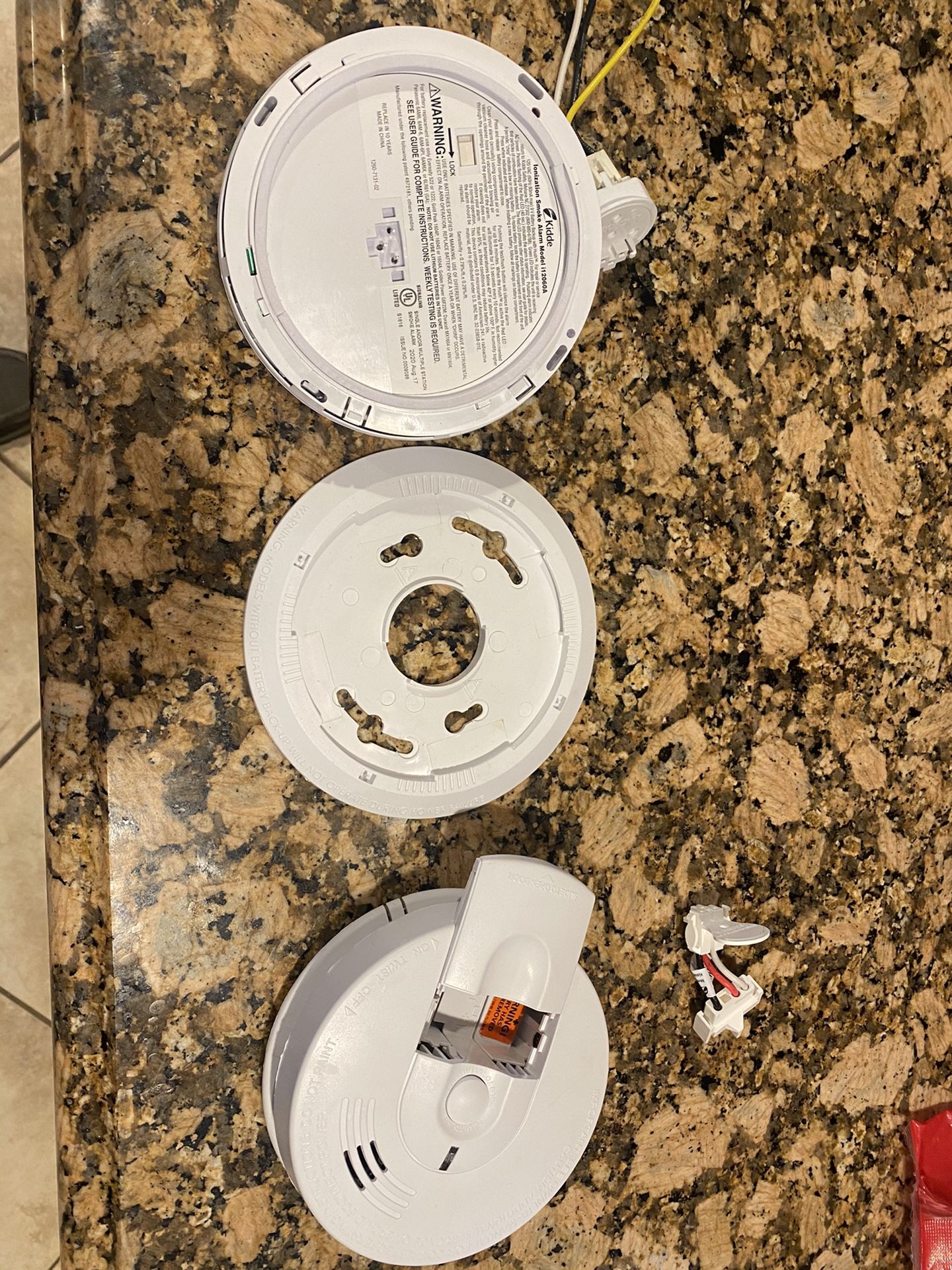 Carbon fire alarm hardwired and battery detectors Bought Wrong Ones