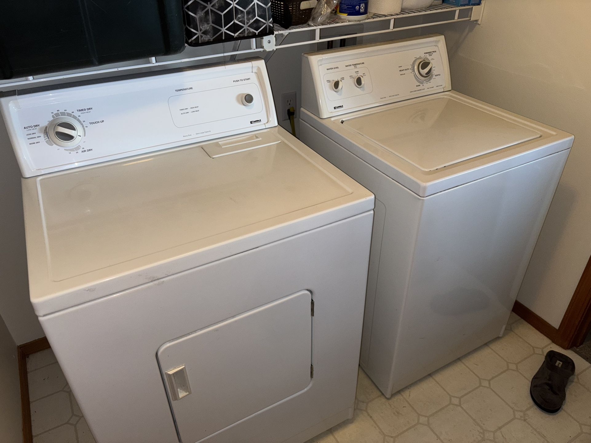 Washer & Dryer Kenmore
