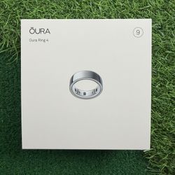 Oura Ring 4 Silver sz 9 NIB New in Box