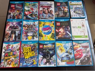 Lot of 15 WiiU games
