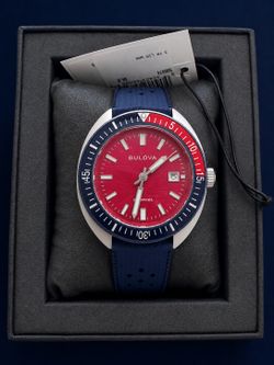 Bulova Fashion Watch. 250 years America July 4 commemorative, Red, White & Blue
