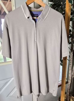 Patagonia grey quarter zip polo shirt Size M #outdoor #golf size M
