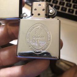 Vintage Guam Emblem Zippo Lighter