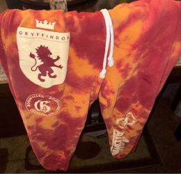 Harry Potter Gryffindor Tie-Dye Sweatpants