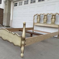 Hard Wood Full Size Bed Frame 