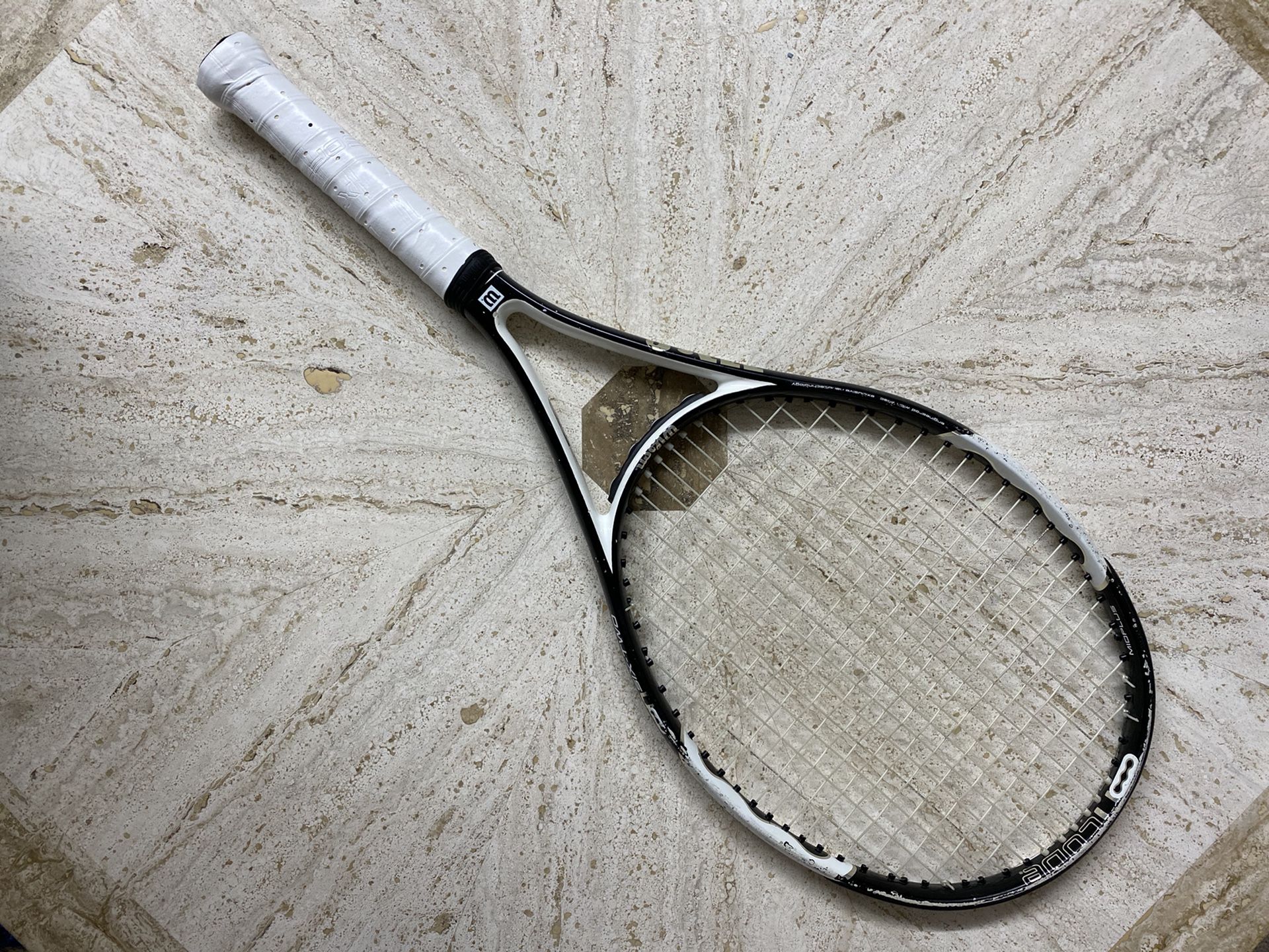 Wilson N code tennis racket w/ Babolat pro hurricane