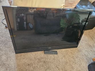 37" Vizio TV w/ Remote & Solid Metal TV mount