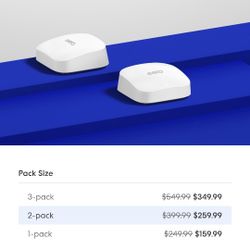 Eero Pro 6 Mesh Wifi 2 Pack