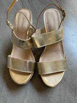 Montego Bay Club Gold Wedge Sandals