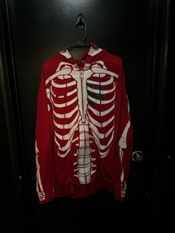 Vintage LRG Dead Serious Skeleton Hoodie