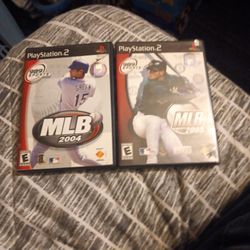 PS2 MLB 2004 & 2005 SELLING TOGETHER AS 1 