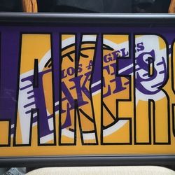 Lakers Handpainted Sports Signs 