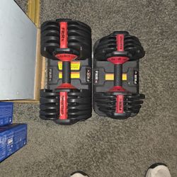 2 Adjustable Dumbells For Sale