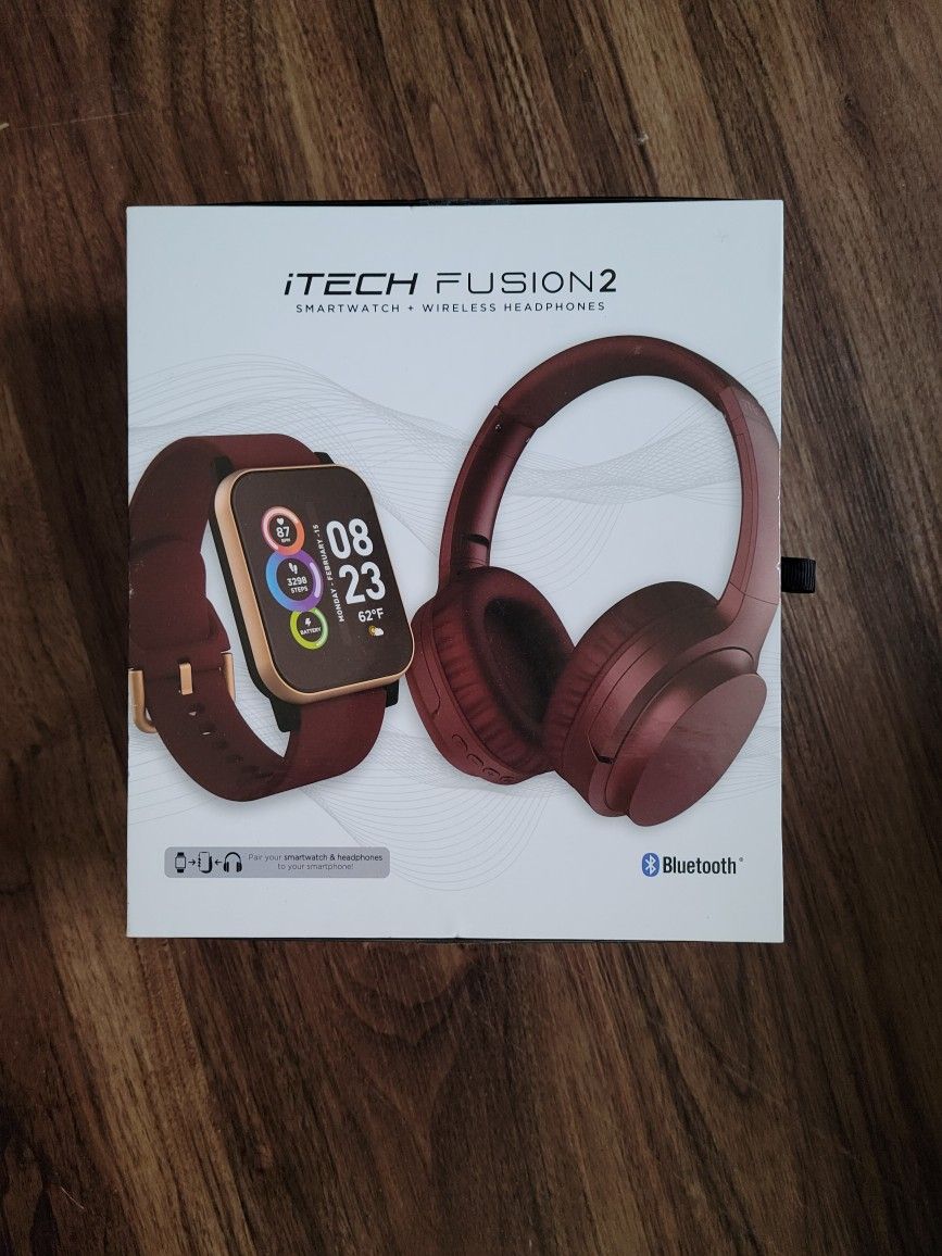ITech Fusion2 Blue Tooth Headphones