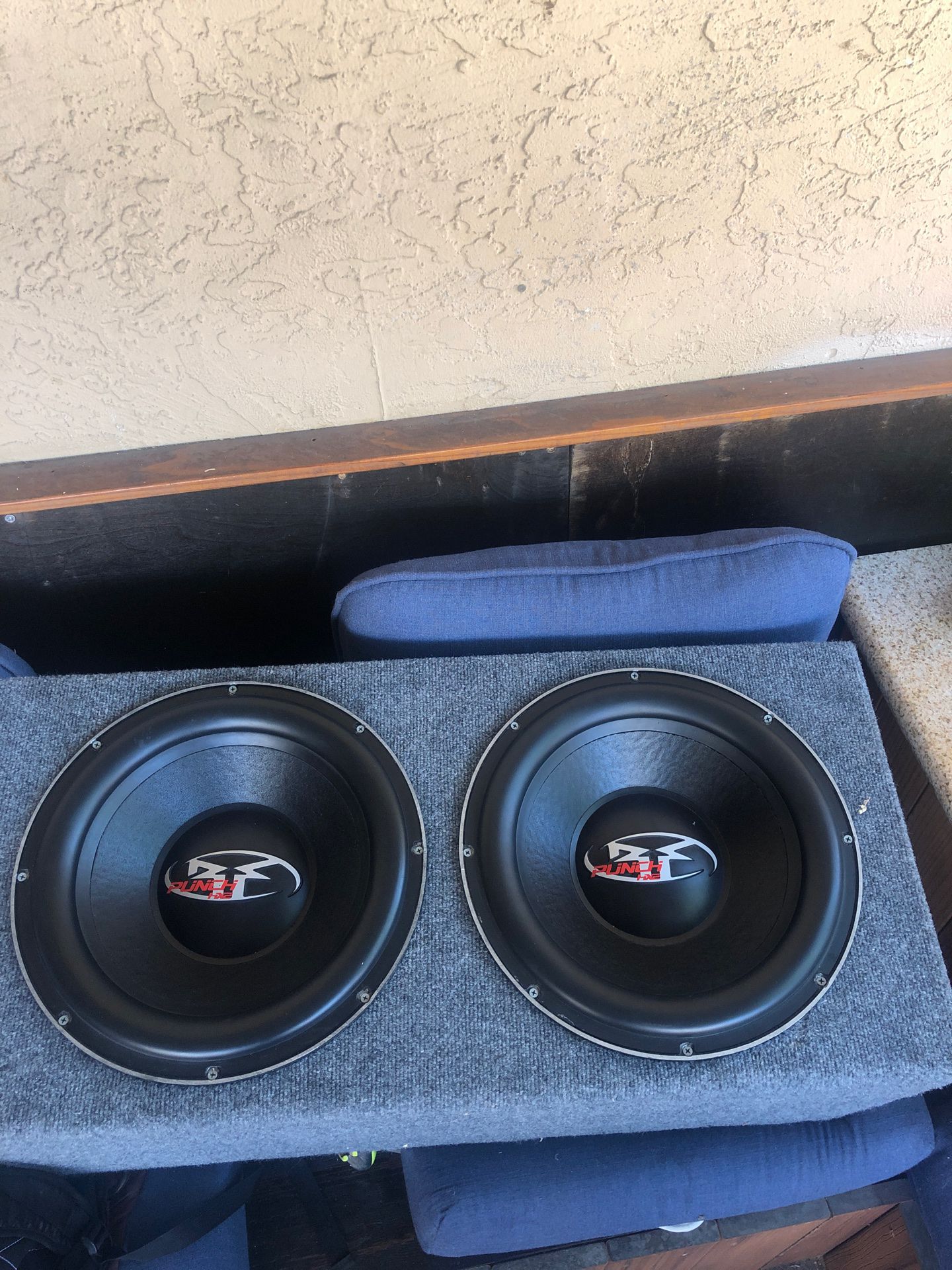 2-15”Rockfosgate punch new box very good speakers at Testa before you buy $250