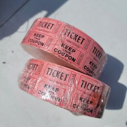 2 Rolls Of Tickets