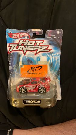 2002 Hot Wheels Hot Tunerz 2000 Honda Civic Si Red Diecast