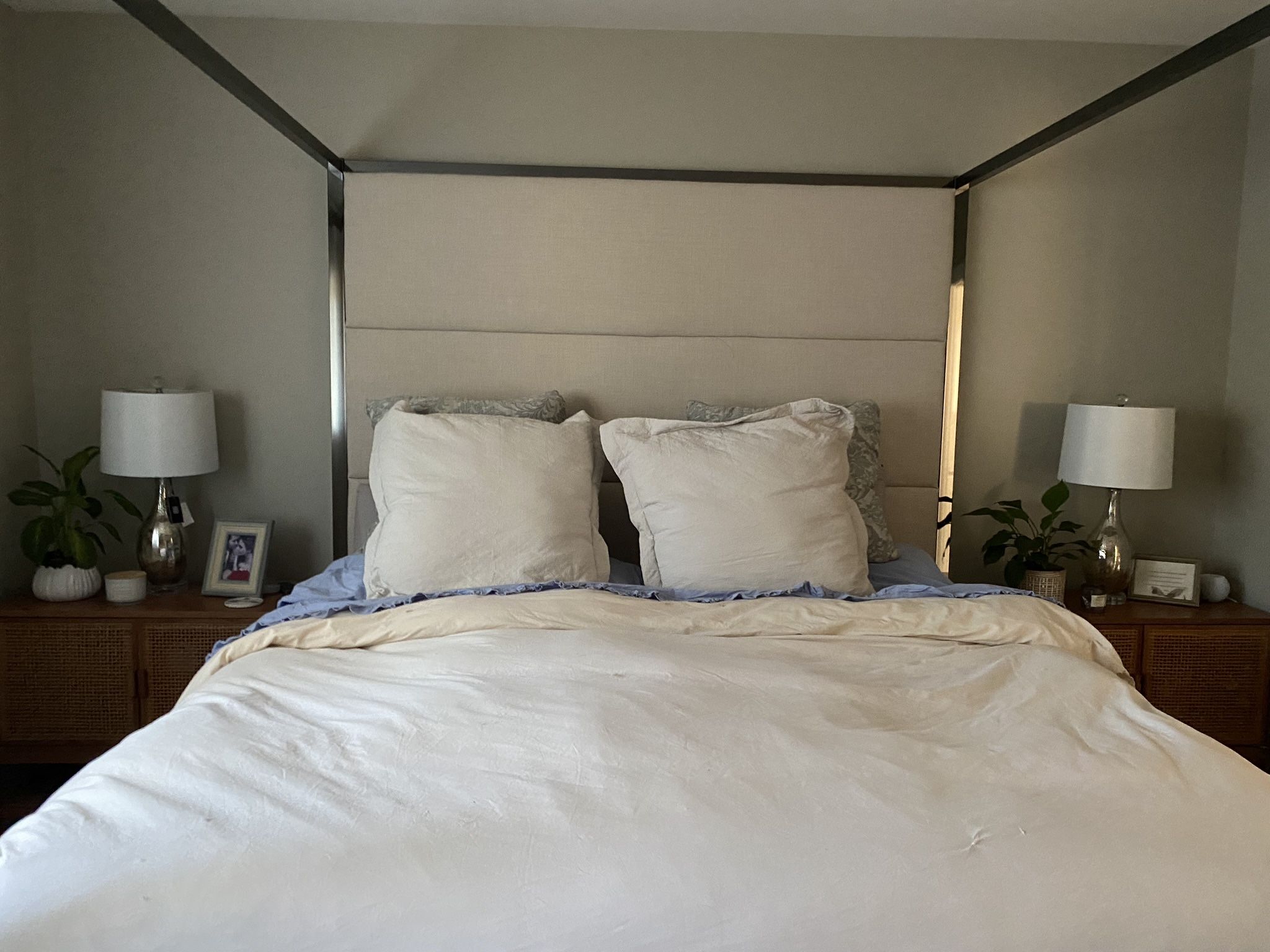 Canopy King Bed Headboard Frame
