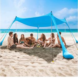New Large beach canopy. 11”x11”. Qui ch k and easy set up. 59 ave and 101