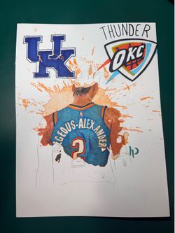 Shai Gilgeous Alexander Splash Art