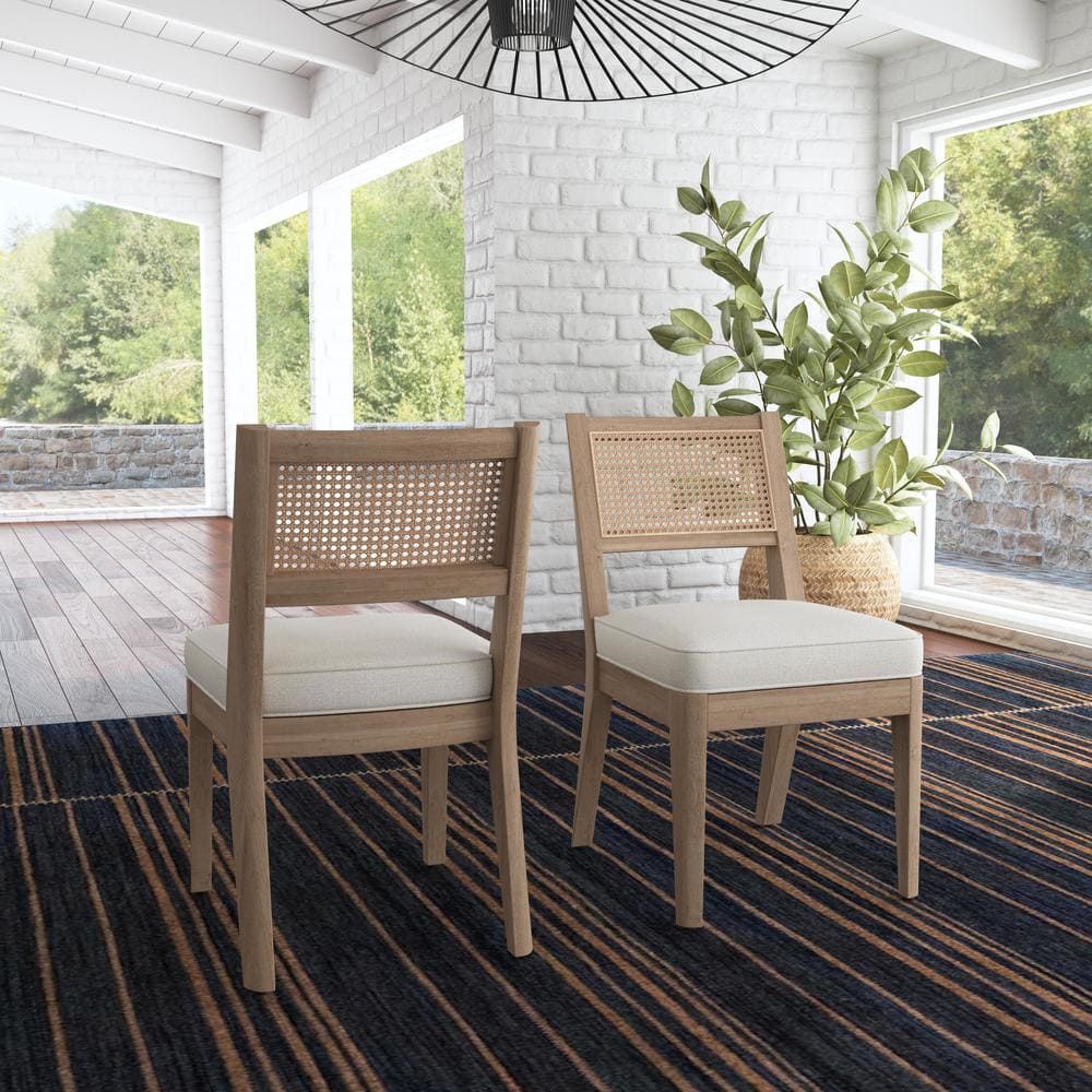 SALESUMO BRENTWOOD OAK CANE BACK ARMLESS CHAI