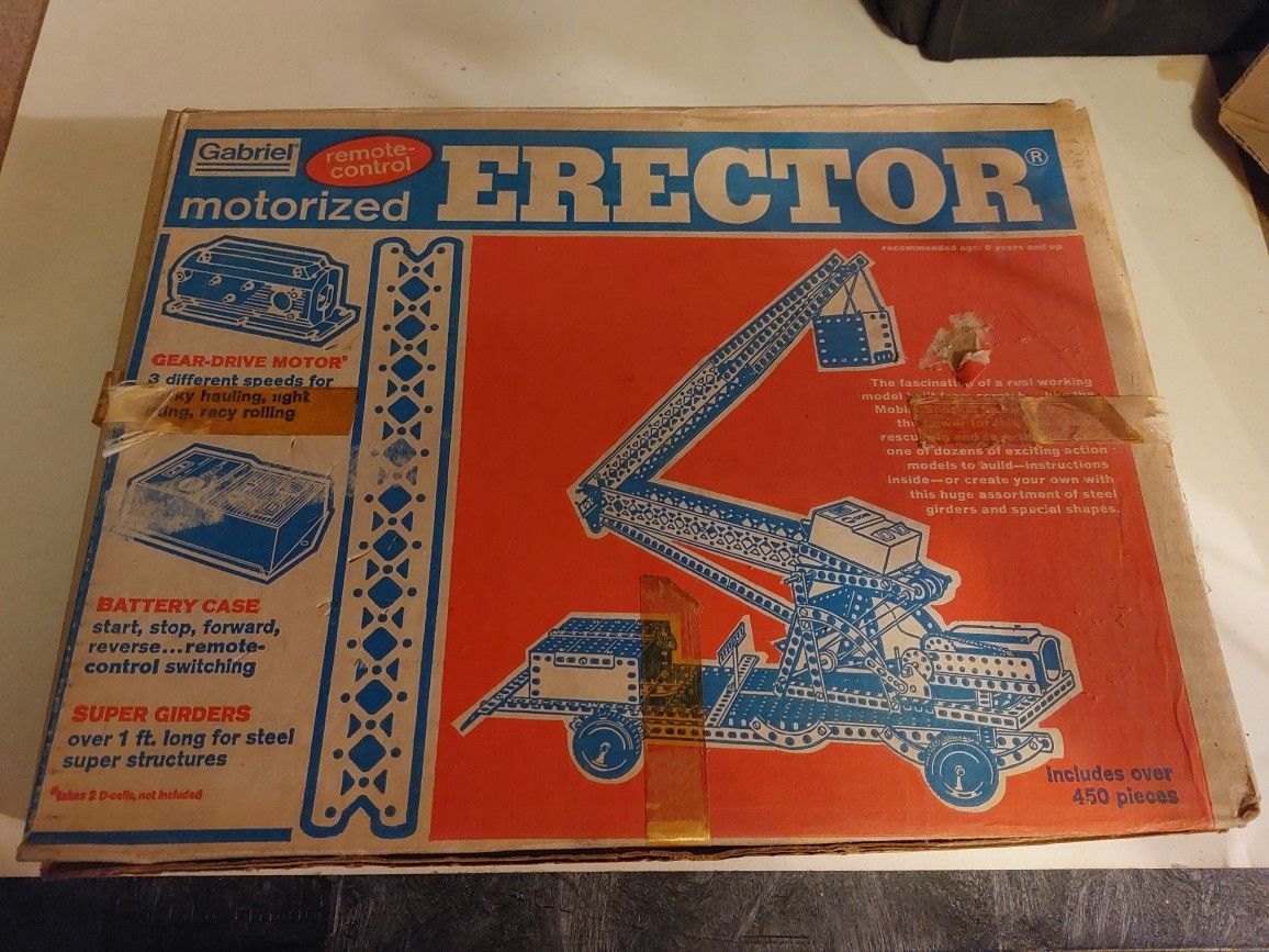Vintage 1960s Gilbert Erector Set