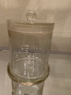 Glass jar with lid