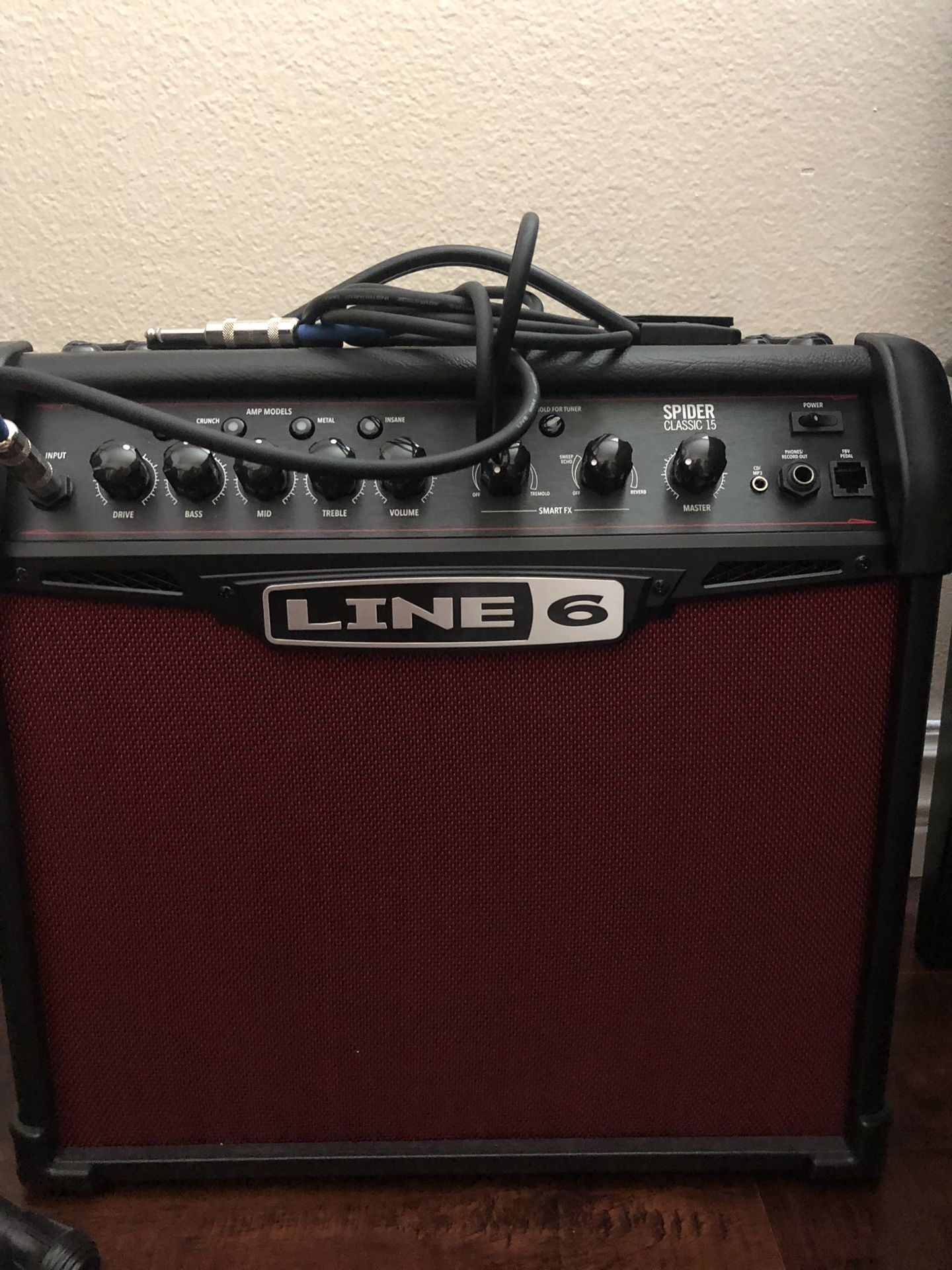 Line 6 Spider Classic 15 Red Amp