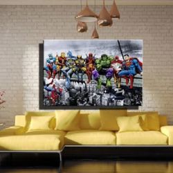 🤪🏋‍♀️🏋🏋‍♂️ Superheroes, Avengers, Spider man, Batman, the Hulk.