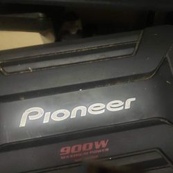 Speaker 🔊 & Pioneer Amplifier 900 Hundred Watts  