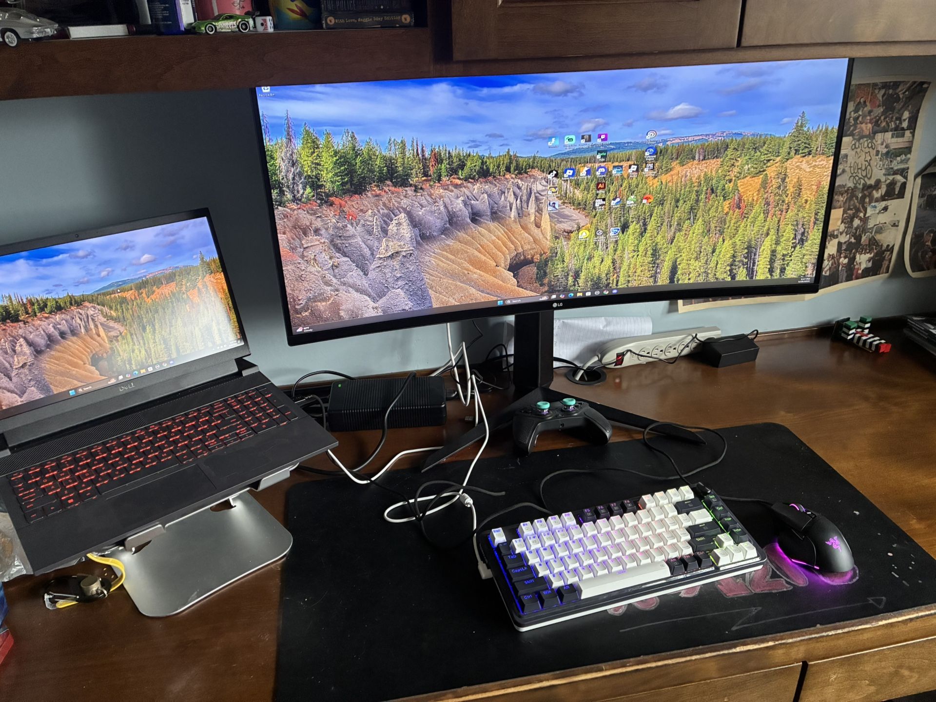 Computer set up