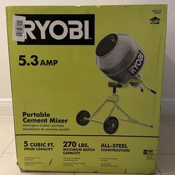 Ryobi Portable Cement Mixer 