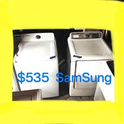 $535 MeGa tub SamSung Set Washer Dryer / Stove Stackable Water Heater Boiler 