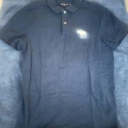Abercrombie & Fitch Collared Stretch Fit Medium