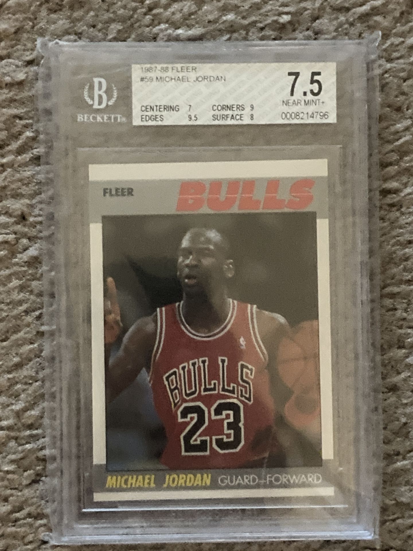 Michael Jordan Fleet Graded 7.5