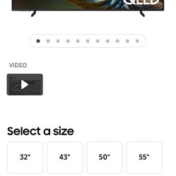 Samsun 4k QLED Tv 85 Inch Brand New 