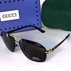 New Gucci Aviator Sunglasses 