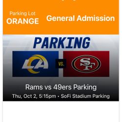 Orange Parking Sofi Stadium 