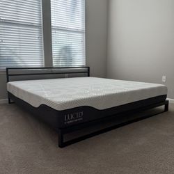 King Bed Frame + King Mattress