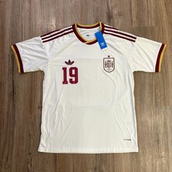 Spain Lamine Yamal soccer jersey mens away 2026 world  cup