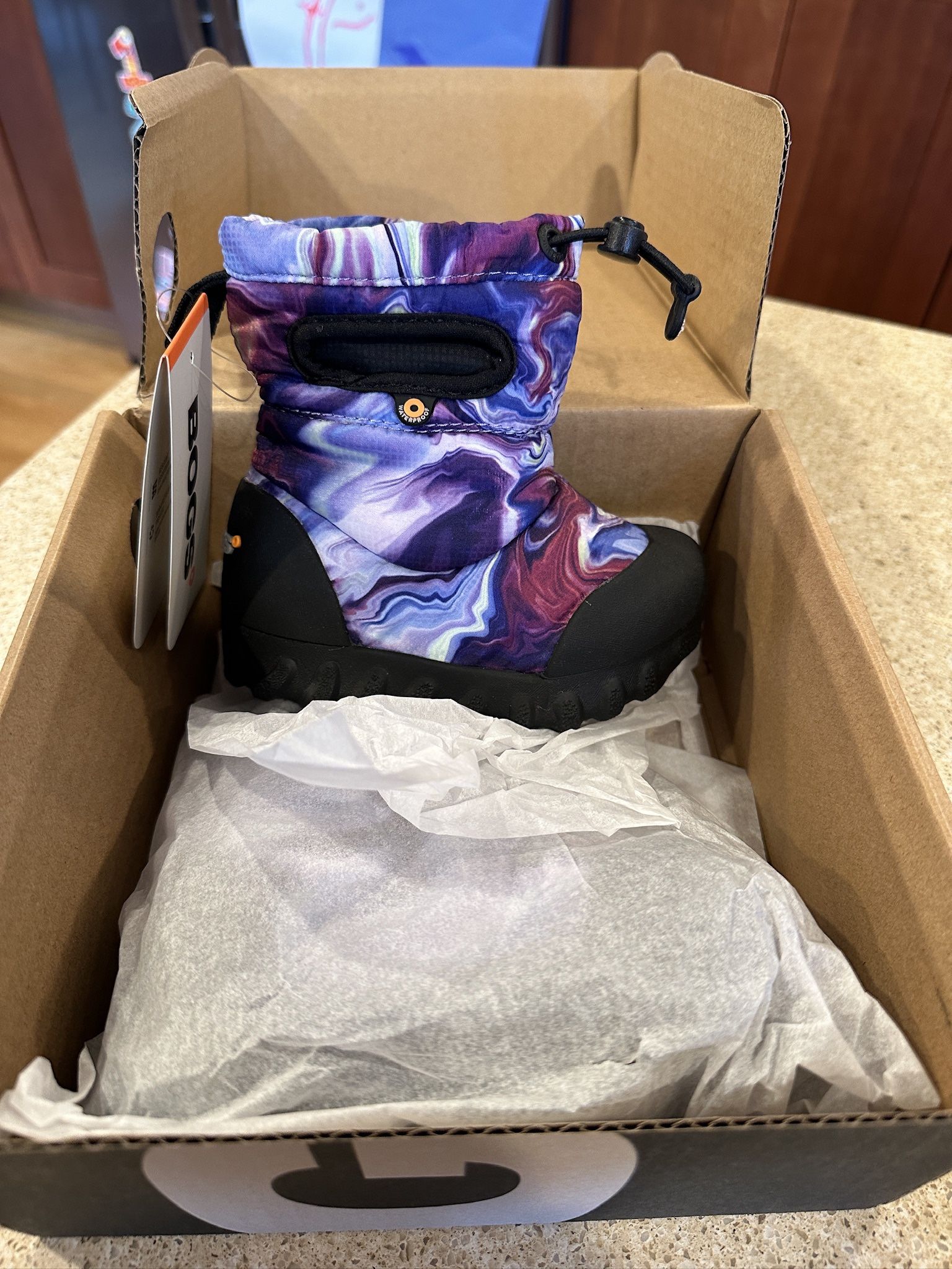 BOGS Unisex-Child Kids B Moc Snow Boot Waterproof Infant Toddler Size 6 BRAND NEW