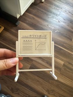 Japan Miniature Whiteboard Easel - 1/12 Dollhouse