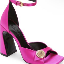 Versace Ankle Strap Heels