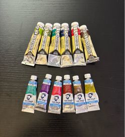 Rembrandt & Van Gogh Watercolor Tubes