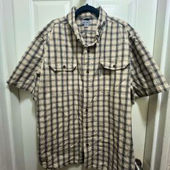 Carhartt Plaid  Button Up Shirt
