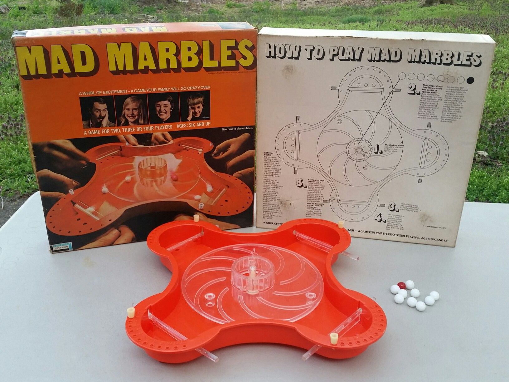 Mad marbles vintage board game by Lakeside