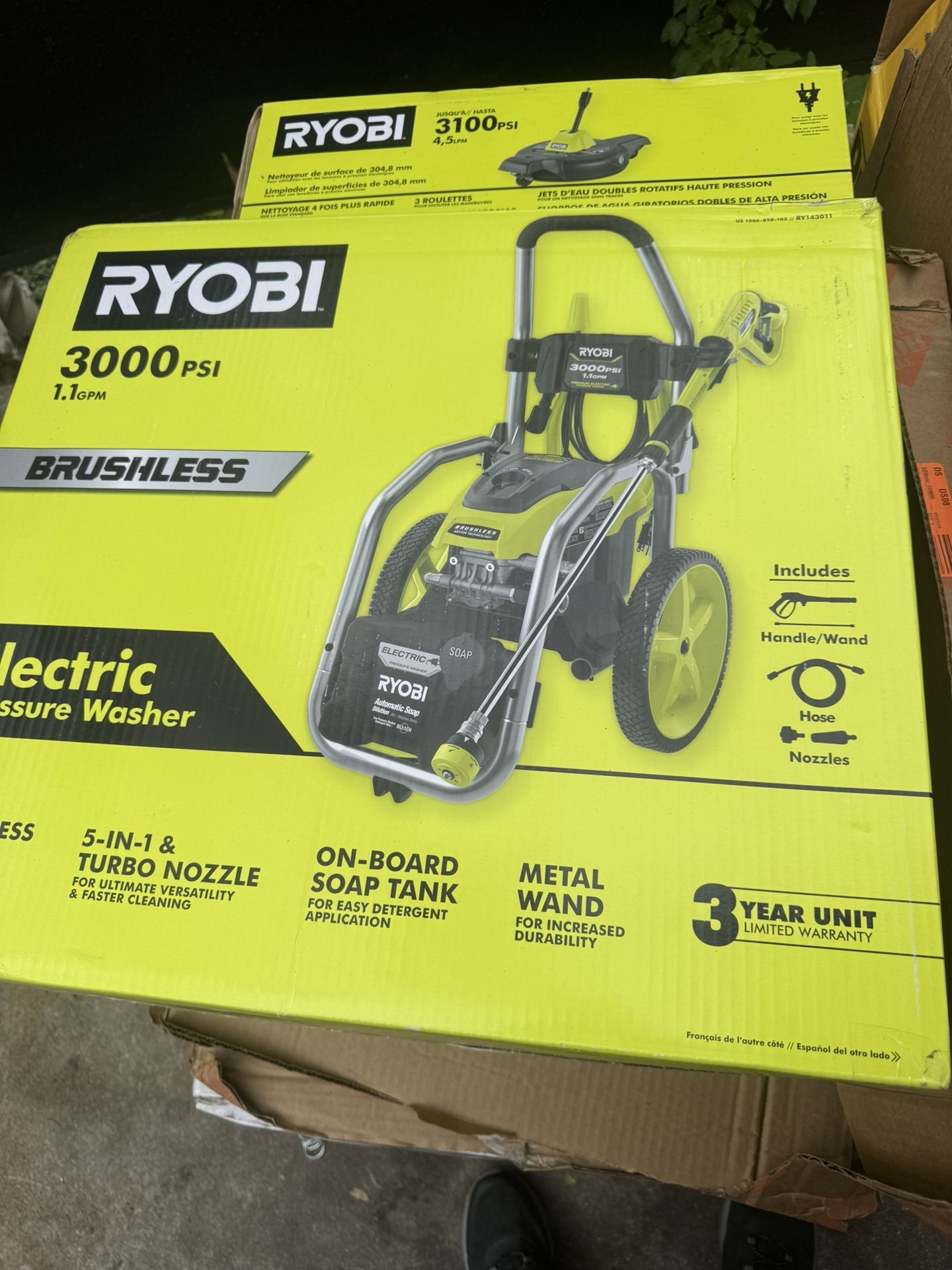 Ryobi New Ryobi 3000psi Pressure Washer