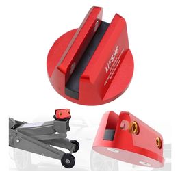 Aluminum Grooved Magnetic Jack Pad, Jacking Puck Pinch Weld Frame Rail Adapter, for Car SUV Truck Pickup Sedan MPV Wagon, Change Tire Repair Tires Oil
