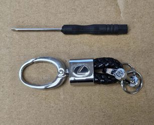 Brand New Lexus Small Black BV STYLE CALF Braided Leather Strap