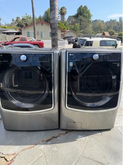 Mega washer and gas dryer